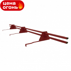 Снегозадержатель трубчатый D-Bork PREMIUM RR29 сечение овальное 45x25 мм 3000 мм