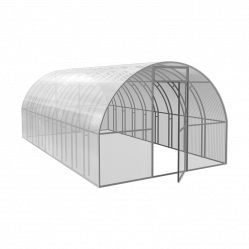 Теплица Сибирская усиленная 6x3 м, каркас 20x20 мм, оцинков.