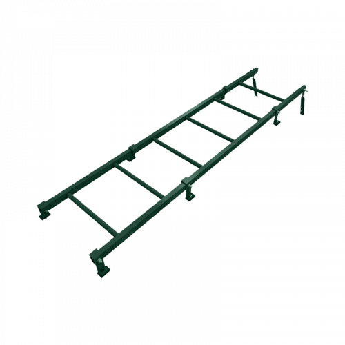 Кровельная лестница Русь RAL6005 2100 мм, комплект