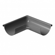 Угол желоба внешний 90° Docke STAL PREMIUM D125 RAL7024 Графит