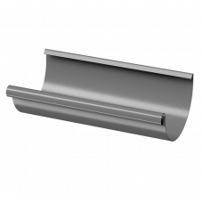 Желоб Docke STAL PREMIUM D125 RAL7024 Графит 3000 мм