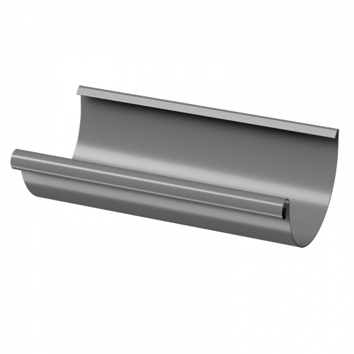 Желоб Docke STAL PREMIUM D125 RAL7024 Графит 3000 мм