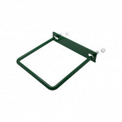 Хомут с ответной планкой Каскад Zn + ППК RAL6005 80x80 мм