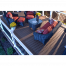 Террасная доска пустотелая CM Decking VINTAGE ДПК Венге, 4000x140x25 мм