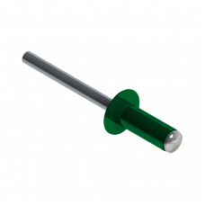 Заклепка вытяжная оцинков. 3,2*8 PE RAL6005 1000 шт.
