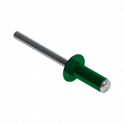 Заклепка вытяжная оцинков. 3,2*8 PE RAL6005 1000 шт.