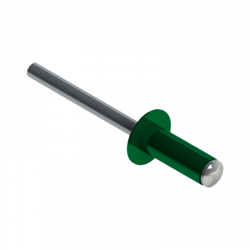 Заклепка вытяжная оцинков. 3,2*8 PE RAL6005 1000 шт.