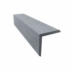 Профиль угловой UnoDeck ДПК под дерево Дымчатый дуб, 50x50 3000 мм