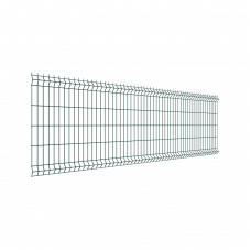 Панель ограждения сварная Grand Line 3D Medium PE RAL6005 ячейка 55x200 2500x1030 мм