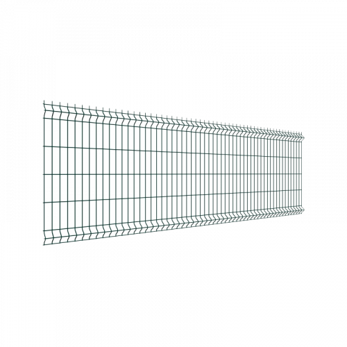 Панель ограждения сварная Grand Line 3D Medium PE RAL6005 ячейка 55x200 2500x1030 мм