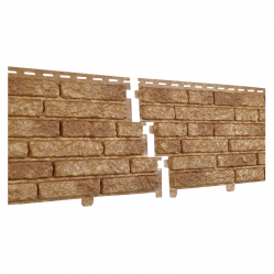 Фасадная панель Ю-Пласт StoneHouse Кварцит Темно-бежевый