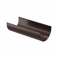Желоб Docke STANDARD D120 Темно-коричневый RAL8019 3000 мм