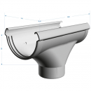 Воронка Docke LUX 141/100 Шоколад RAL8019 Воронка Docke LUX 141/100 Шоколад RAL8019