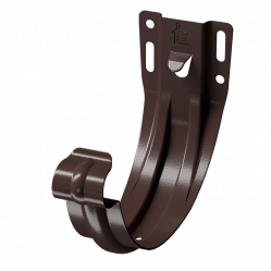Кронштейн желоба карнизный Docke STAL PREMIUM D125 RAL8019 Шоколад 65 мм