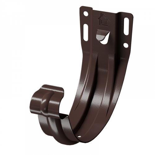 Кронштейн желоба карнизный Docke STAL PREMIUM D125 RAL8019 Шоколад 65 мм