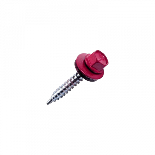 Саморезы кровельные 4,8*70 RAL3005 100 шт.