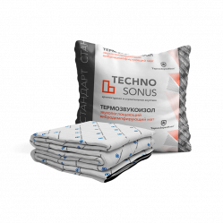 Techno Sonus ТермоЗвукоИзол Стандарт звукоизоляционный мат 10000x1500 14 мм