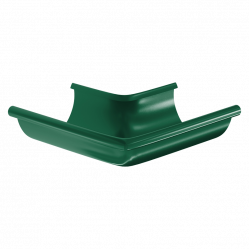 Угол желоба внешний 90° AquaSystem D125 RAL6005