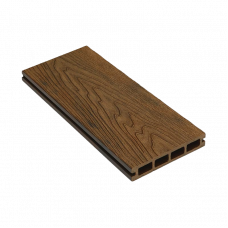 Террасная доска пустотелая CM Decking ROBUST ДПК Тик, 3000x140x25 мм
