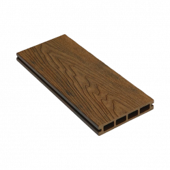 Террасная доска пустотелая CM Decking ROBUST ДПК Тик, 3000x140x25 мм