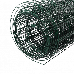 Сетка сварная Каскад Zn + ПВХ RAL6005 ячейка 50x50 1800 мм x 15 м