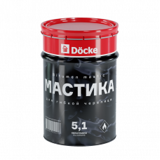 Мастика кровельная Docke PIE 5 л. 5,1 кг.