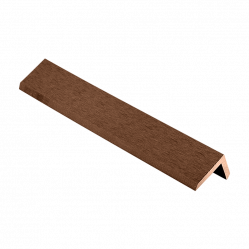 Профиль угловой CM Decking BARK ДПК мелкий вельвет Мербау, 50x38 2000 мм
