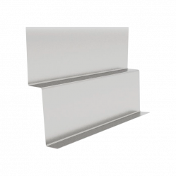 Стартовый профиль Decover (Дековер) 60 мм Zinc 30x8x30x8 мм 3000 мм