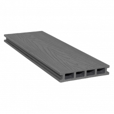 Террасная доска пустотелая CM Decking VINTAGE ДПК Эбен, 4000x140x25 мм