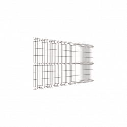 Панель ограждения сварная Grand Line 3D Medium PE RAL8017 ячейка 55x200 2500x1530 мм