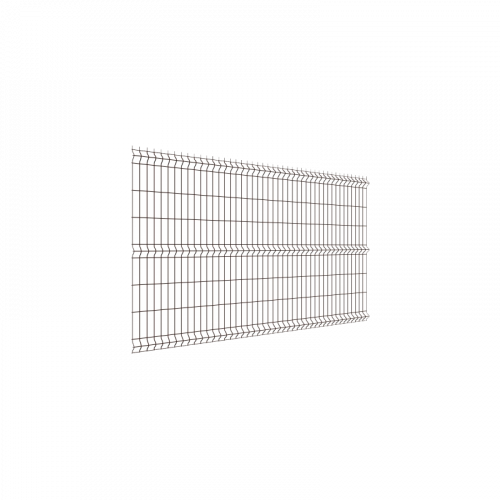 Панель ограждения сварная Grand Line 3D Medium PE RAL8017 ячейка 55x200 2500x1530 мм