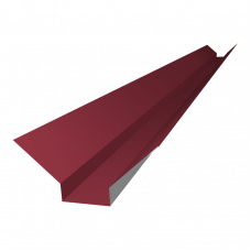 Накладка ендовы Монтеррей PE 0,4 мм RAL3005 2000 мм