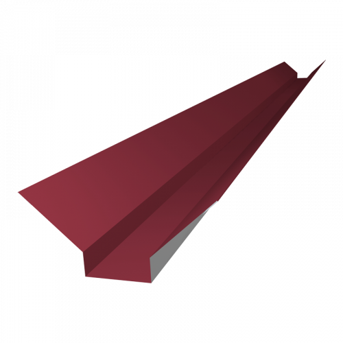 Накладка ендовы Монтеррей PE 0,4 мм RAL3005 2000 мм