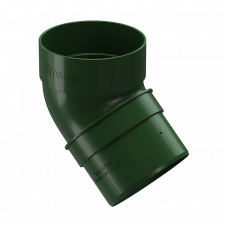 Колено трубы 45° Docke STANDARD D80 Зеленый RAL6005