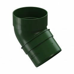 Колено трубы 45° Docke STANDARD D80 Зеленый RAL6005