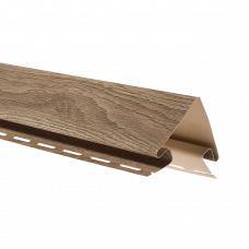 Внешний угол Blockhouse Люкс BH-01 Альта-Профиль Орех 3000 мм