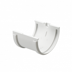 Соединитель желоба Docke STANDARD D120 Белый RAL9003