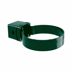 Хомут трубы Kliker Grand Line ПВХ Дизайн D87 Зеленый RAL6005