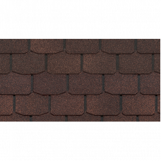Гибкая черепица Docke PIE STANDARD Крона Коричневый 3,1 м²