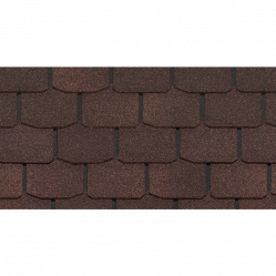 Гибкая черепица Docke PIE STANDARD Крона Коричневый 3,1 м²