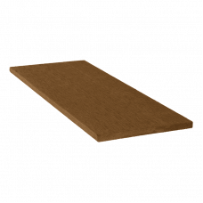Подступенок универсальный CM Decking BARK/MIX/ROBUST ДПК натуральная древесина Тик, 3000x150x9,5 мм