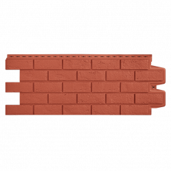 Фасадная панель Grand Line Состаренный кирпич Classic Терракотовый