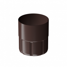 Муфта трубы соединительная Docke STAL PREMIUM D90 RAL8019 Шоколад