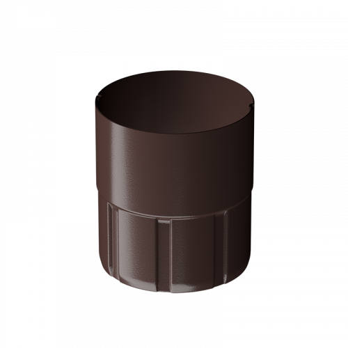 Муфта трубы соединительная Docke STAL PREMIUM D90 RAL8019 Шоколад