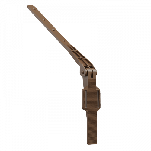 Крепление крюка желоба регулируемое Docke PREMIUM D120 Каштан RAL8017