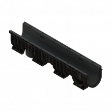 Канал (лоток) водоотводный ЛВ-15.21.20 PolyMax Basic пластиковый 8240-М 1000x210 мм H=200 мм Standartpark