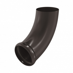 Колено сливное декорированное AquaSystem D100 RR32