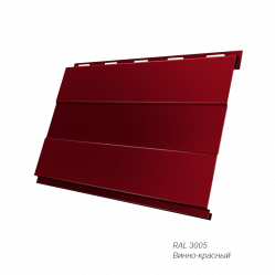 Сайдинг Вертикаль prof Grand Line 0,5 мм покрытие Satin® заказной цвет