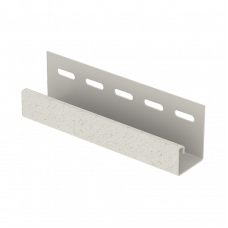 J-профиль для фасадной панели Ю-Пласт StoneHouse S-Lock Клинкер Дымчатый