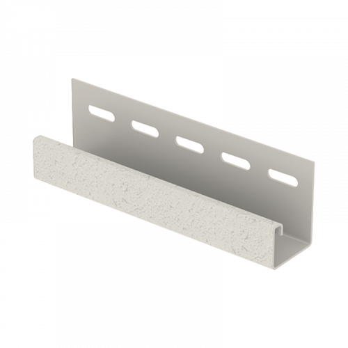 J-профиль для фасадной панели Ю-Пласт StoneHouse S-Lock Клинкер Дымчатый
